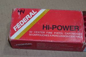lot 140 image: 44 Federal 38 Special Match 148 Gr Lead Wadcutter Ammo
