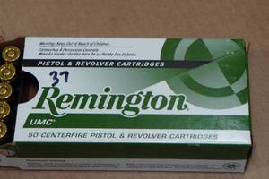 lot 142 image: 37 Remington 9mm Luger FMJ Ammo