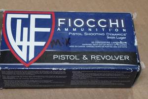 lot 144 image: 50 9mm Luger FMJ Ammo