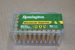 lot 169 image: 50 Remington Magnum Rimfire 22 Win Mag 40 Gr JHP Ammo