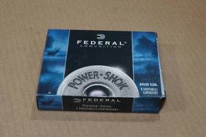 lot 188 image: 5 Federal Power-Shok 10 Gauge 3-12 Magnum Rifled HP Slugs