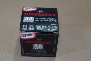 lot 189 image: 25 Winchester AA .410 Bore 2-12 7-12 Shot Shotshells