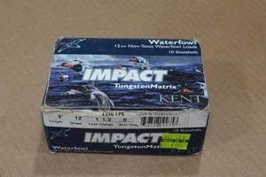 lot 201 image: 10 Kent Impact 12 Gauge 3 5 Shot Waterfowl Shotshells