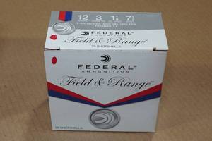 lot 217 image: 25 Federal 12 Gauge 2-34 7-12 Shot Shotshells