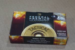 lot 232 image: 5 Federal LE 12 Gauge 2-34 Truball Rifled HP Slugs