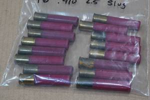 lot 235 image: 16 .410 Bore 2-12 Slugs