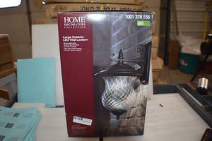 lot 10 image: Large Exterior LED Wall Lantern