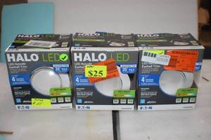 lot 17 image: LED Retrofit Eyeball Trim x3