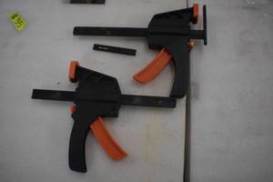 lot 34 image: WEN 36053C Track Saw Clamps (Two-Pack)