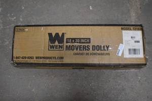 lot 59 image: WEN 721830 1320-Pound Capacity 18-by-30-Inch Hardwood Movers Dolly, 2-Pack