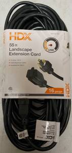 lot 18 image: HDX   New  Landscape Extension Cord - 55 ft