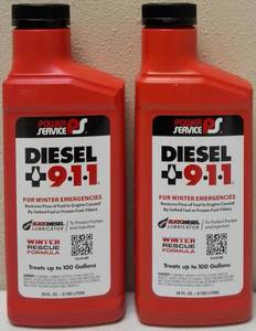 lot 20 image: (2) Power Service Diesel 911 For Winter Emergencies - Treats Up To 100 Gallons