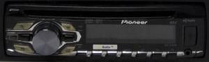 lot 30 image: (1) Pioneer DEH 4400HD In Dash Stereo & (2) Kenwood KFC - 1665S Speakers