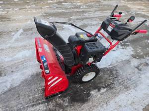 lot 2 image: Troy-Bilt Storm 2840 Snow Blower with Electric Start