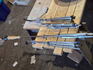 lot 13 image: Set of 3 Used Metal DrumCymbal or Music Stands