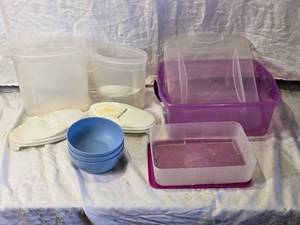 lot 134 image: Assorted Plastic Storage Containers