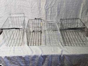 lot 150 image: Set of 4 Metal Storage Baskets in Various Sizes