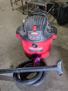 lot 162 image: Craftsman 16 Gallon WetDry Vacuum with 6.0 HP Motor