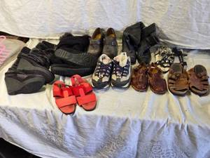 lot 181 image: Collection of Footwear Including Boots and Sandals - Various Sizes and Conditions