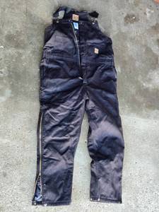 lot 193 image: Youth X-Large Black Insulated Overalls