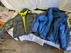 lot 194 image: 2 Winter Jackets - Vertical9 and Port Authority Size 1416 and L respectively