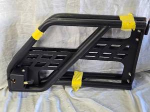 lot 205 image: Pair of Metal Jeep Tube Doors - Approx. 29 12 Long, 18 tall