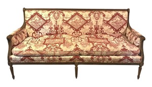 lot 8 image: Meyer Gunther Martini Sette  Vintage Louis XVI Style Settee  Canape  Sofa