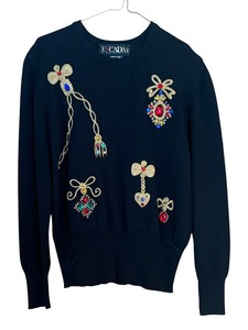 lot 92 image: Festive Sweater by Escada