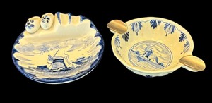 lot 138 image: Two Delft Ashtrays