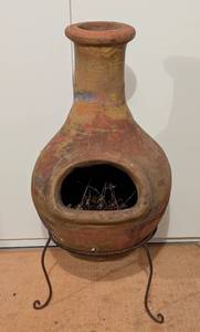 lot 119A image: Outdoor Terracotta Chimenea