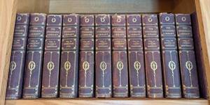 lot 113 image: The Stoddard Library Vintage Book Set