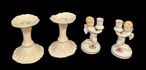 lot 74 image: Elegant Candle Holders