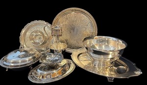 lot 126 image: Pretty Vintage Silver Plated Collection