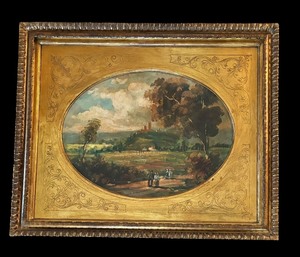 lot 144 image: Antique Framed Painting