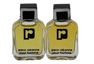 lot 67 image: VINTAGE MINI PACO RABANNE EDH, LOT OF 2
