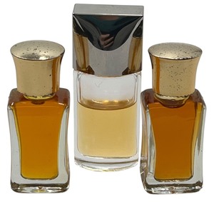 lot 53 image: VINTAGE MIXED MINI PERFUMES, LOT OF 3