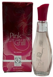 lot 38 image: VINTAGE EUROPEAN AMERICAN DESIGN PINK CHILL PERFUME