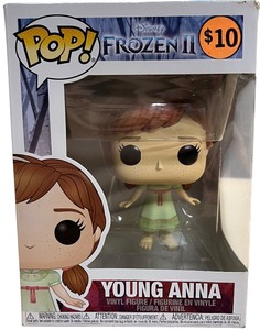lot 575 image: POP FROZEN II - YOUNG ANNA  VINYL FIGURE