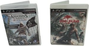 lot 179 image: PLAYSTATION PS3 GAMES ASSASSINS CREED IV BLACK FLAG, DEAD ISLAND