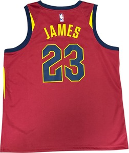 lot 174 image: NIKE CLEVELAND JAMES #23 JERSEY SIZE XL