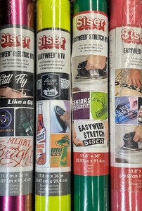 lot 170 image: SISER EASYWEED HTVSTRETCH HTV 4 ROLLS