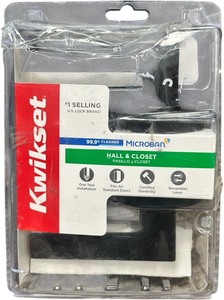 lot 148 image: KWIKSET HALL AND CLOSET DOOR HANDLE