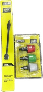 lot 138 image: RYOBI EZ-CLEAN EXTENSION WAND WITH NOZZLE KIT