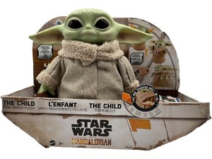 lot 197 image: STAR WARS MANDALORIAN  THE CHILD PLUSH