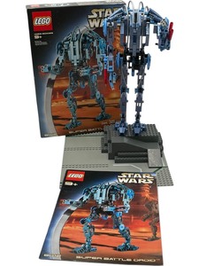 lot 206 image: STAR WARS LEGO 8012 COUNTED. COMPLETE SET.  SUPER BATTLE DROID
