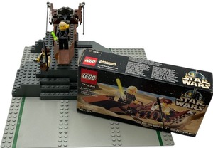 lot 210 image: STAR WARSLEGO 7104 COUNTED. COMPLETE SET.  DESERT SKIFF