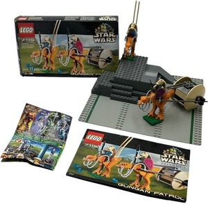 lot 211 image: STAR WARS LEGO 7115 COUNTED. COMPLETE SET.  GUNGAN PATROL