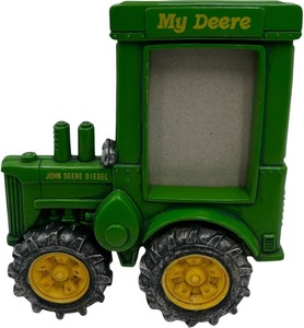 lot 279 image: JOHN DEERE TRACTOR SHAPE PICTURE FRAME