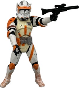 lot 255 image: STAR WARS CLONE TROOPERS COMMANDO FIGURINE