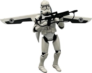lot 260 image: STAR WARS JET TROOPER ACTION FIGURE